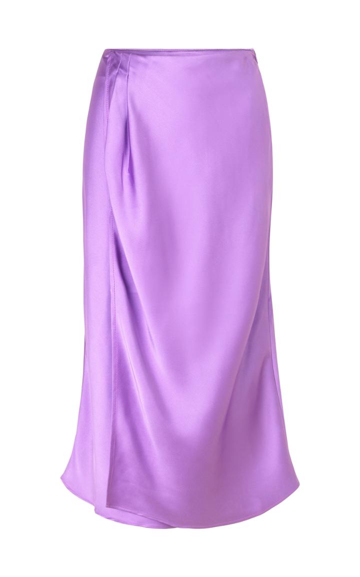 Stine Goya Bladi Satin Midi Skirt