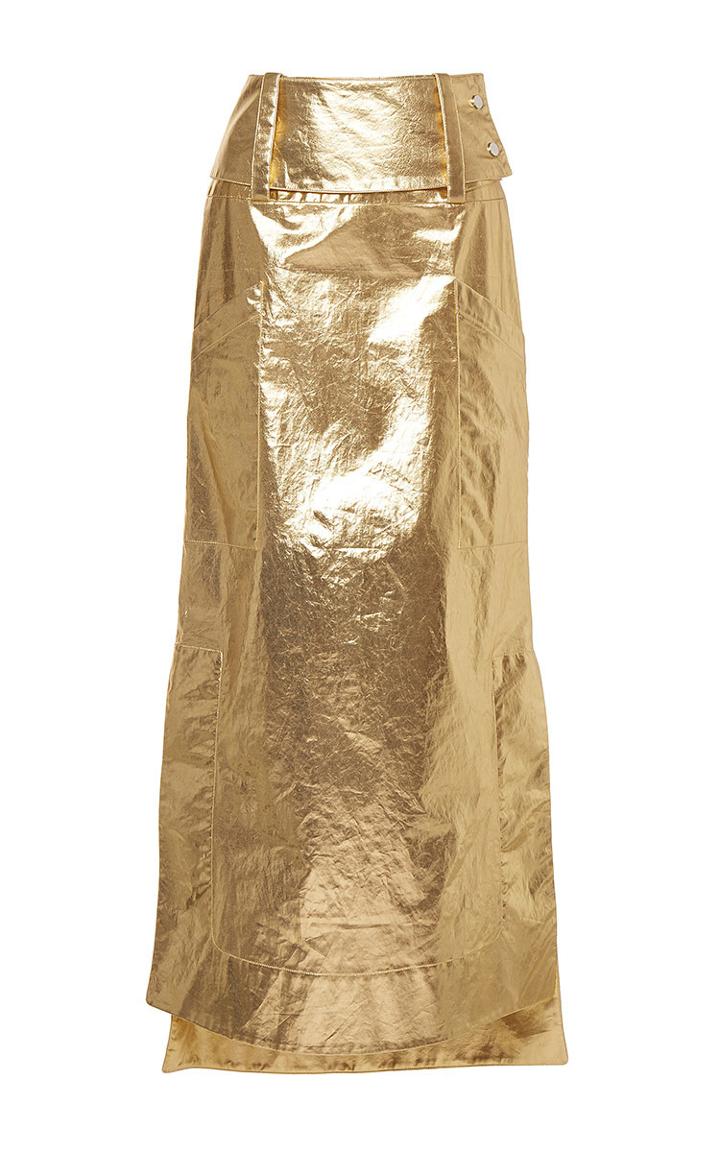 Wanda Nylon Kelly Metallic Skirt