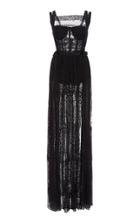 Zuhair Murad Silk-lace Maxi Dress