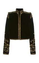 Alexandre Vauthier Embellished Velvet Jacket