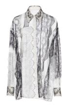 Victoria Beckham Lace-appliqued Blouse
