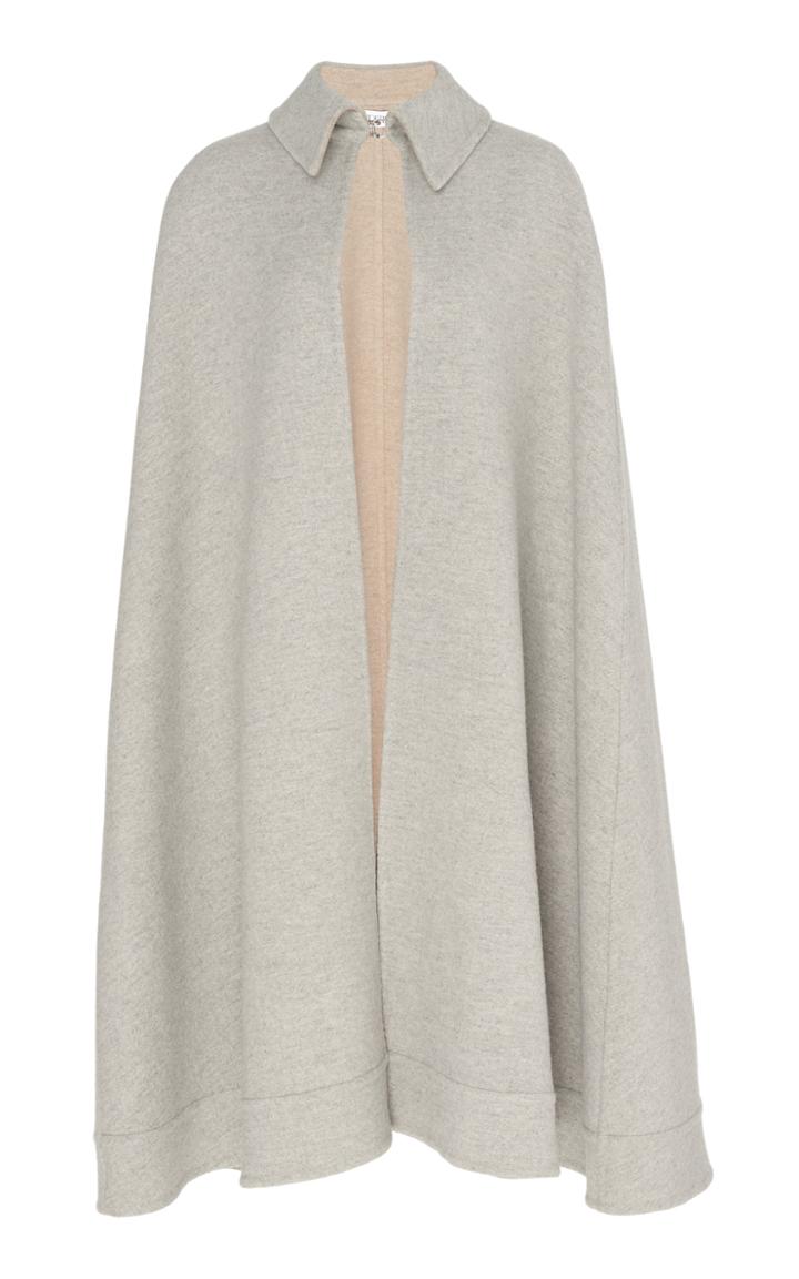 Jw Anderson Wool-blend A-line Double Face Cape