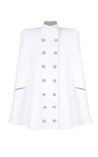 Balmain Double-breasted Wool-blend Cape