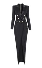 Balmain Wool Jacket Gown