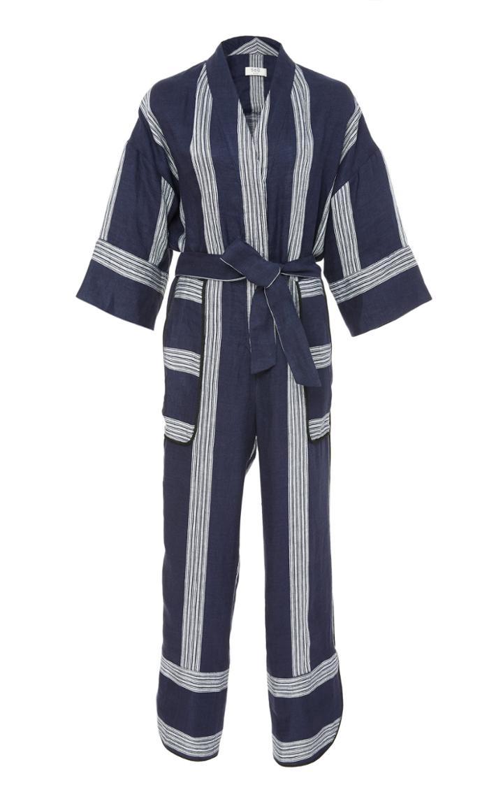 Sea Lyndee Linen Belted Jumpsuit