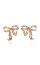 Dolce & Gabbana Bow-embellished Brass Stud Earrings