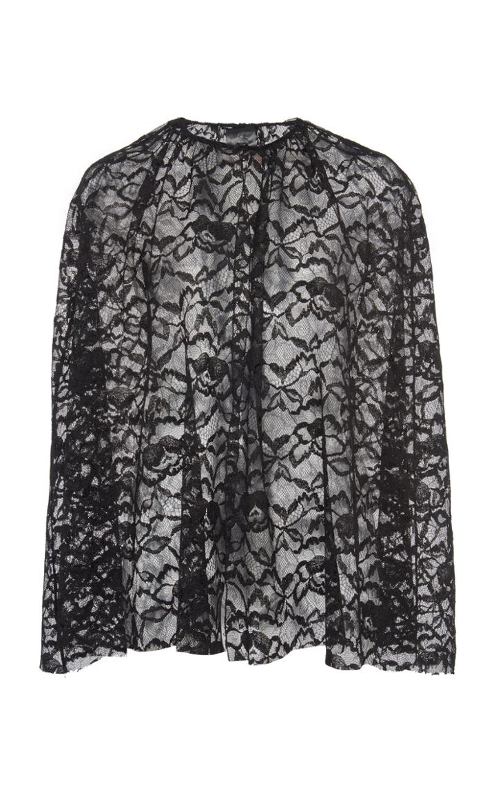 Prada Sheer Lace Mini Cape