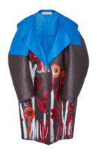 Moda Operandi Marni Flower-painted Leather Cocoon Coat Size: 38