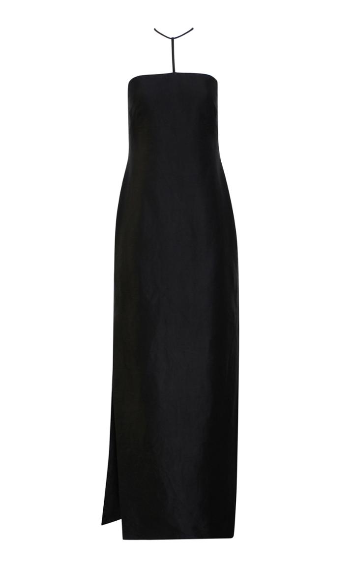 Moda Operandi Rejina Pyo Lou Halter-neck Twill Maxi Dress