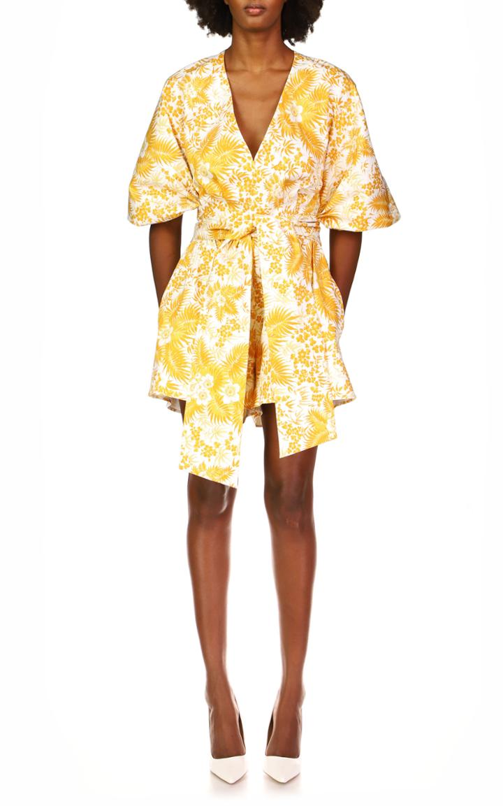 Moda Operandi Amur Constance Cotton-poplin Romper