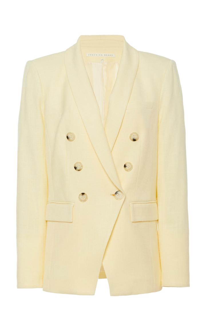 Moda Operandi Veronica Beard Oskar Dickey Double-breasted Shawl Blazer Size: 00