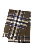 Begg & Co Jura Lookwood Plaid Wool And Angora-blend Scarf
