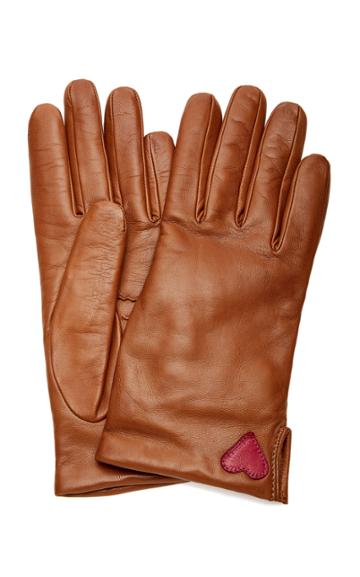 Yestadt Millinery Amore Appliqud Leather Gloves