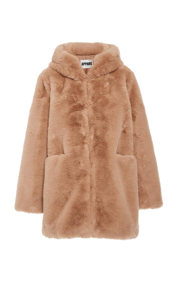 Apparis Marie Faux Fur Hooded Coat Size: Xs