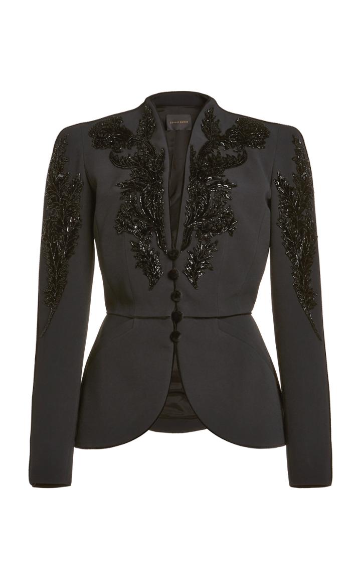 Moda Operandi Zuhair Murad Morgan Embellished Cady Blazer