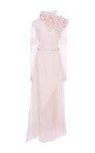 Lanvin Crepe De Chine Handkerchief Dress