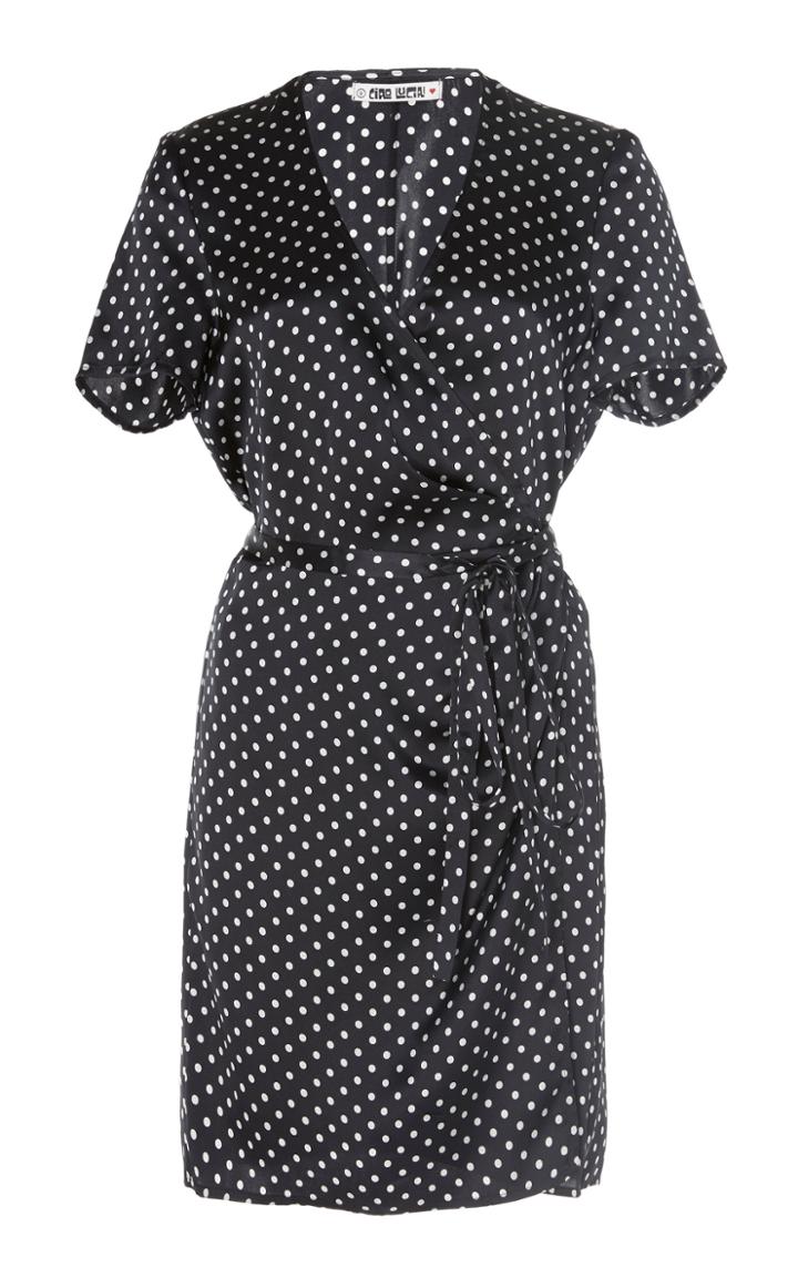 Ciao Lucia Zia Short Sleeve Polka Dot Dress