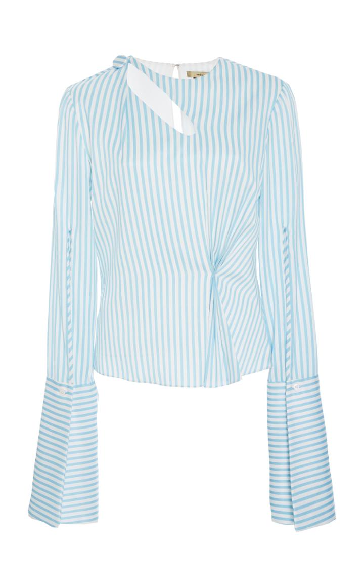 Hellessy Ida Silk Stripe Top