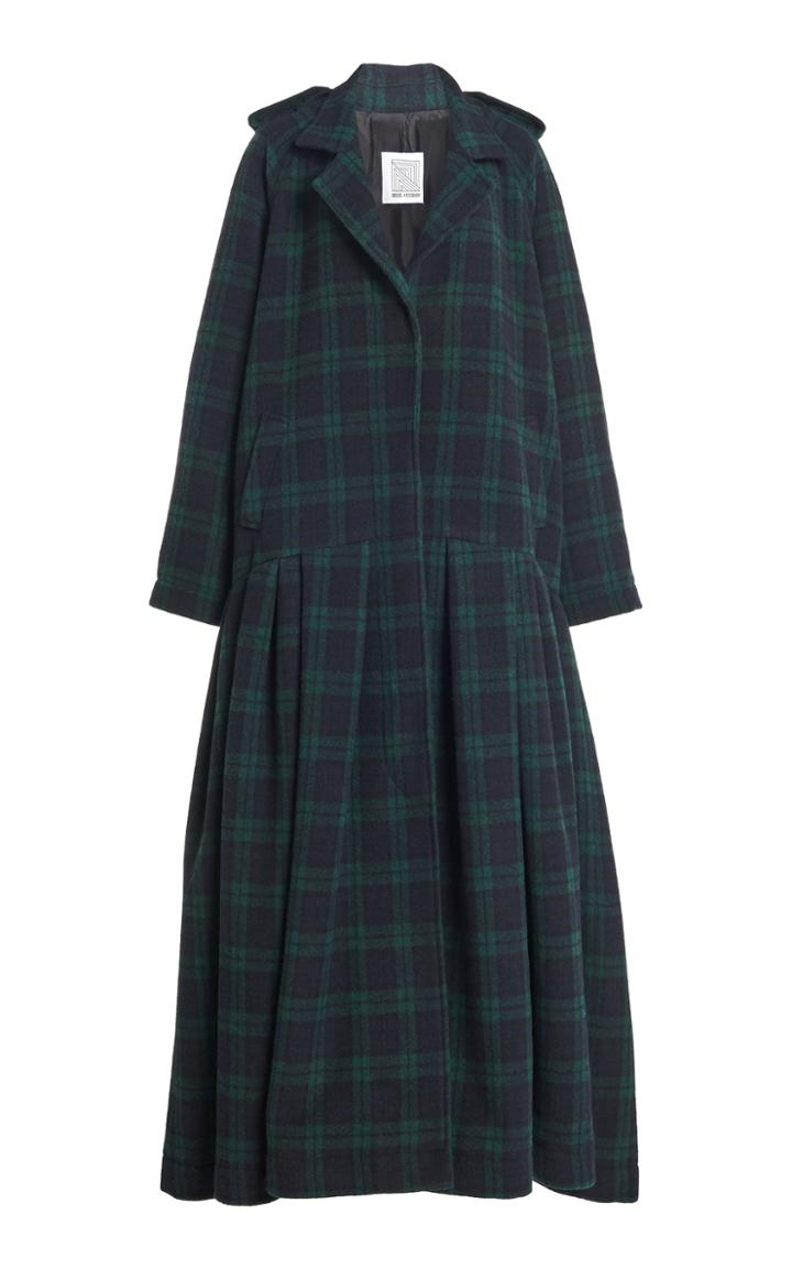 Moda Operandi Rosie Assoulin Drop-waist Wool-blend Coat