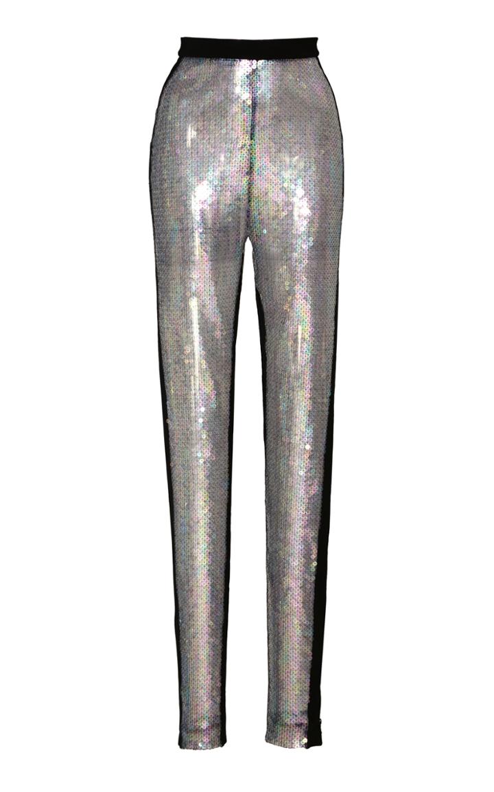 Moda Operandi David Koma High-waisted Sequined Skinny Pants Size: 6