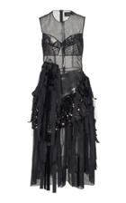 Simone Rocha Sheer Sequin-embellished Tiered Tulle Dress