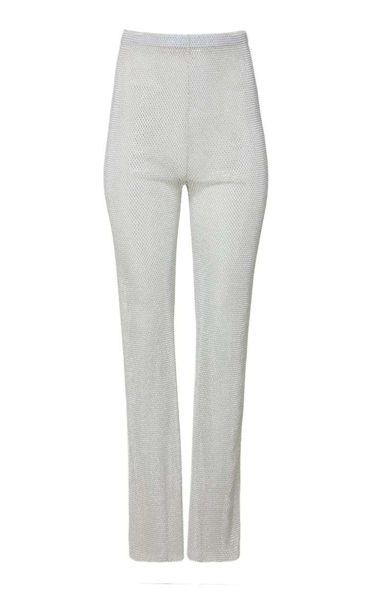 Mach & Mach Crystallized Mesh Pants