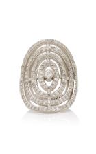 Sheryl Lowe Circle Of Life Sterling Silver Diamond Ring Size: 7