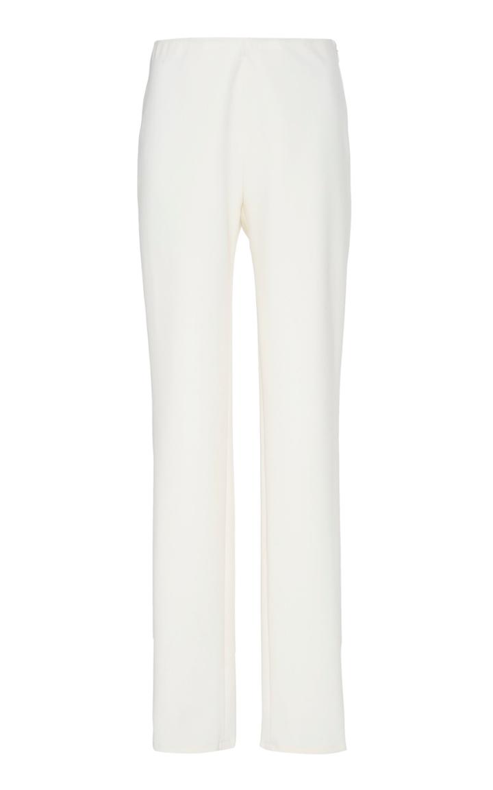 Alberta Ferretti Slim Gabardine Pants