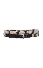 Jonathan Cohen Abstract Orchid Jacquard Wrap Belt