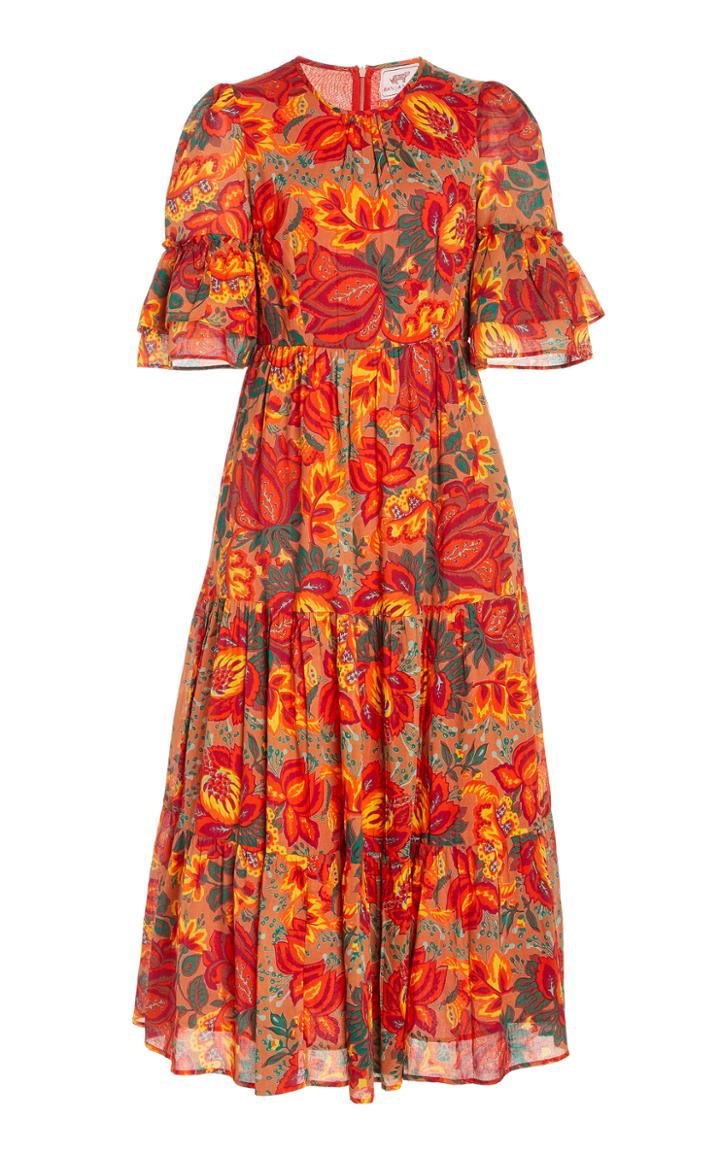 Moda Operandi Banjanan Faith Floral-print Cotton Dress