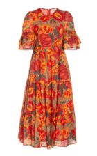 Moda Operandi Banjanan Faith Floral-print Cotton Dress
