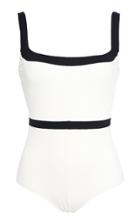 Laura Urbinati Two Tone One-piece Swimsuit