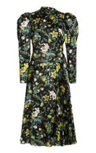 Erdem Irwin Floral Silk Midi Dress