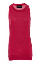 Brandon Maxwell Ribbed Exodus Knit Tank