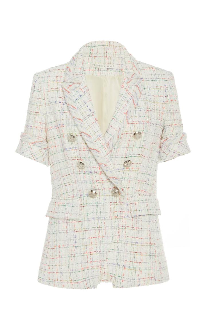 Veronica Beard Jenny Dickey Double-breasted Tweed Jacket
