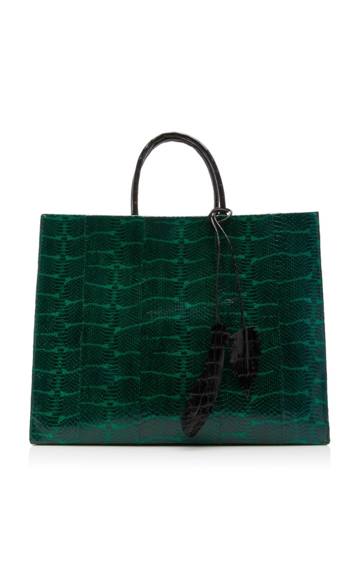Nancy Gonzalez Emma Elahe-crocodile Tote