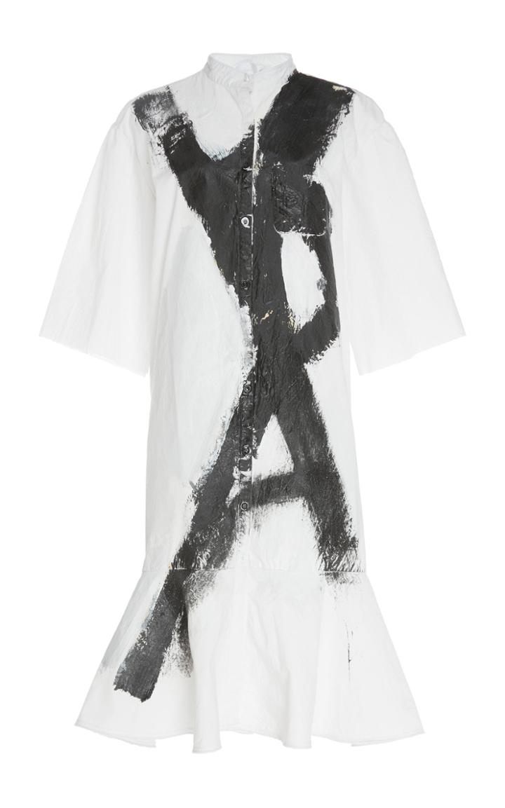 Peet Dullaert Cotton-blend Short Sleeve Shirt Dress