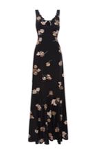 Rochas Paillette Embroidered Gown