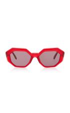 Garrett Leight Jacqueline Octagonal Acetate Sunglasses