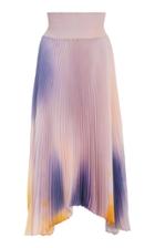 A.l.c. Sonali Smocked Tie-dye Pliss Midi Skirt