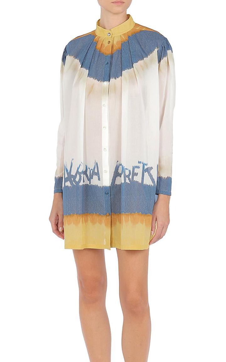 Moda Operandi Alberta Ferretti I Love Summer Cotton Button-down Tunic
