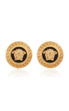 Versace Gold-tone Clip Earrings