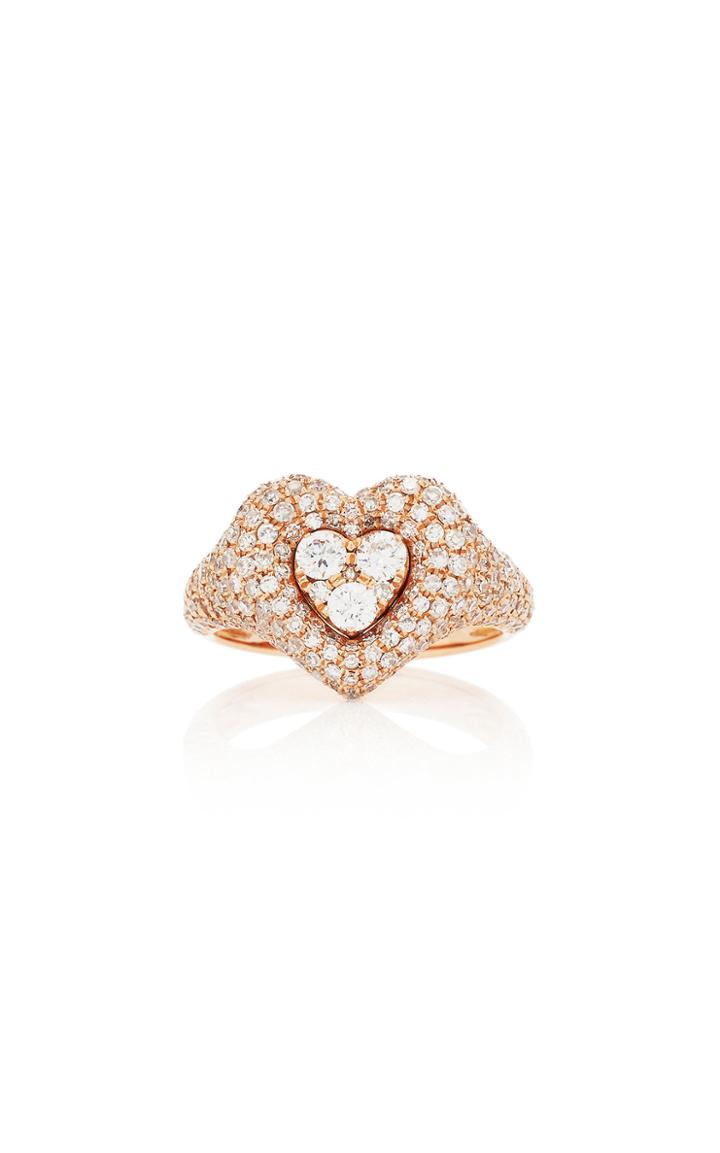 Shay Pave Heart Ring