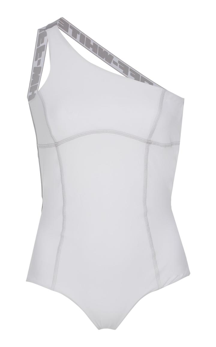 Off-white C/o Virgil Abloh One Shoulder Swimsuit