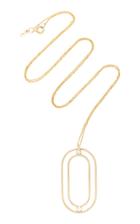 Sarah & Sebastian Link 9k Gold Diamond Necklace