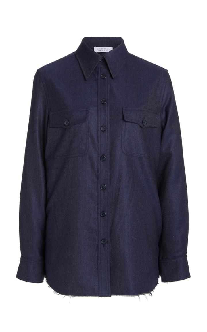 Moda Operandi Gabriela Hearst John Austin Cashmere Denim Top