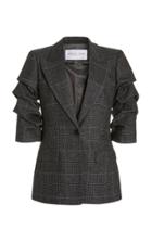 Moda Operandi Michael Kors Collection Peaked Stretch Flannel Blazer