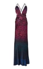 Saloni Elektra Silk-satin Gown Size: 0
