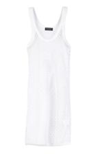Burberry White Net Top