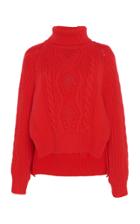 Loulou Studio Ventotene Mixed-knit Turtleneck Sweater Size: S